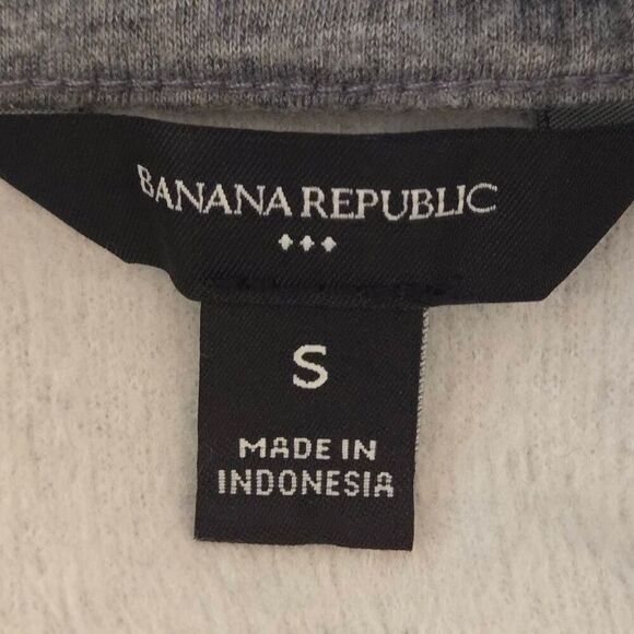 Banana Republic Womens Funnel Turtle Neck Textured Pullover Sweater Gray Small - Picture 2 of 9